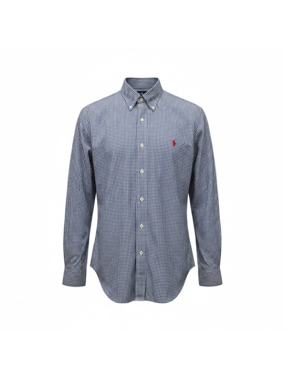 Ralph Lauren Custom Fit Long-Sleeves Cotton Plaid Shirt Size Large Men's Pre-own